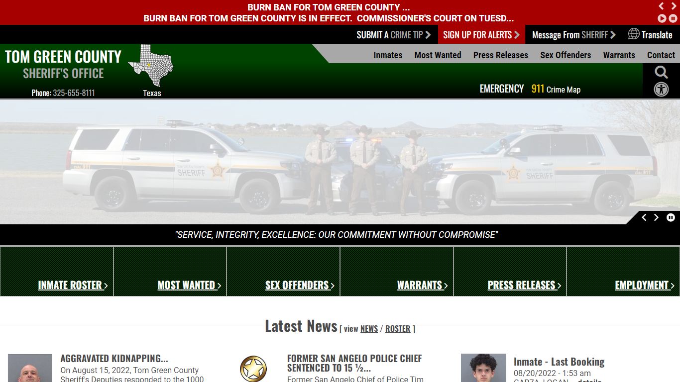 Tom Green County TX Sheriff's Office